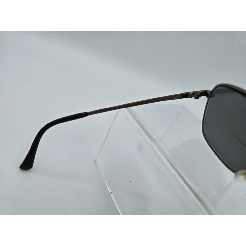 Vtg TITAN‎ Titanium Black Pilot Metal Sunglasses FRAMES ONLY - 56[]15 145